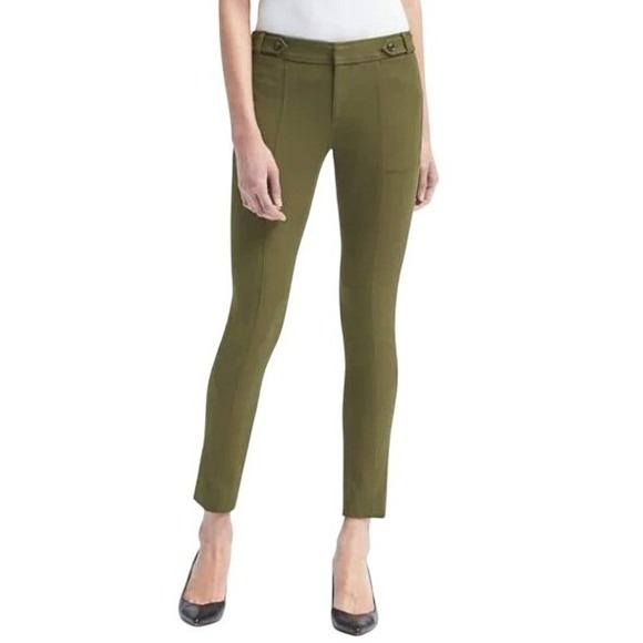 Banana Republic Pants - Banana Republic Sloan Utility Pants Womens 6 Olive Green Slim Fit Stretch Office